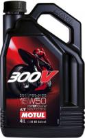 Мотомасло MOTUL 300V 4T FL ROAD RACING 15W-50, 4 л