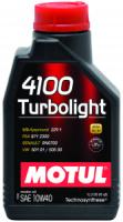 Моторное масло MOTUL 4100 Turbolight 10W-40 A3/SM, 1л